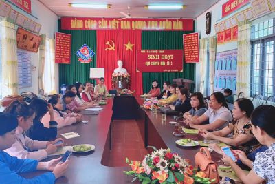 SINH HOẠT CỤM CHUYÊN MÔN CỤM 3