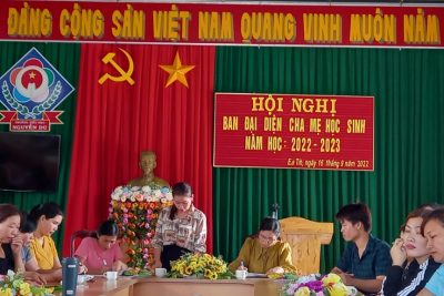 HỘI NGHỊ BAN ĐẠI DIỆN CHA MẸ HỌC SINH NĂM HỌC 2022 – 2023