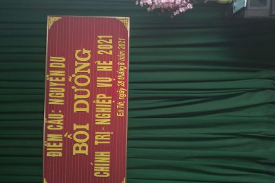 Trường TH Nguyễn Du tham gia lớp bồi dưỡng chính trị -nghiệp vụ hè 2021