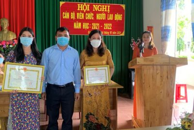 chùm ảnh Hội nghị CB,VC, NLĐ trường TH Nguyễn Du, năm học 2021 – 2022