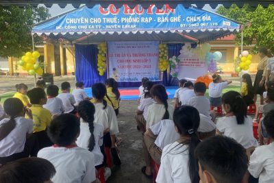 LỄ TRI ÂN VÀ TRƯỞNG THÀNH CHO HỌC SINH LỚP 5 NĂM HỌC 2022 – 2023